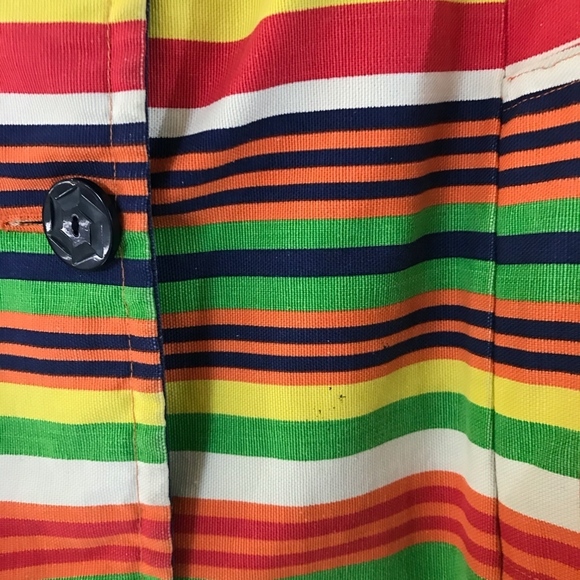 Bus Stop 60s Vintage Striped Coat - Picture 7 of 7